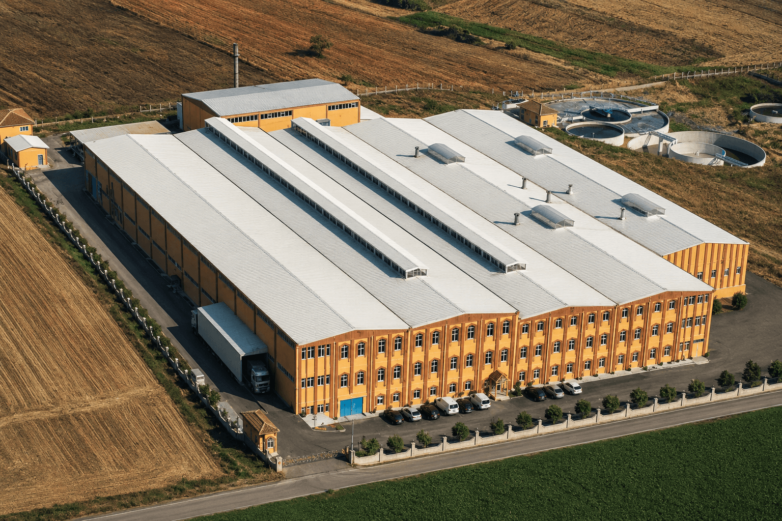 Fabric finishing line at the Ariteks plant in Çorlu